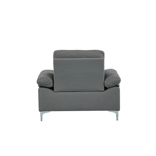 Algo 1-Seater Fabric Sofa - Grey - With 2-Year Warranty